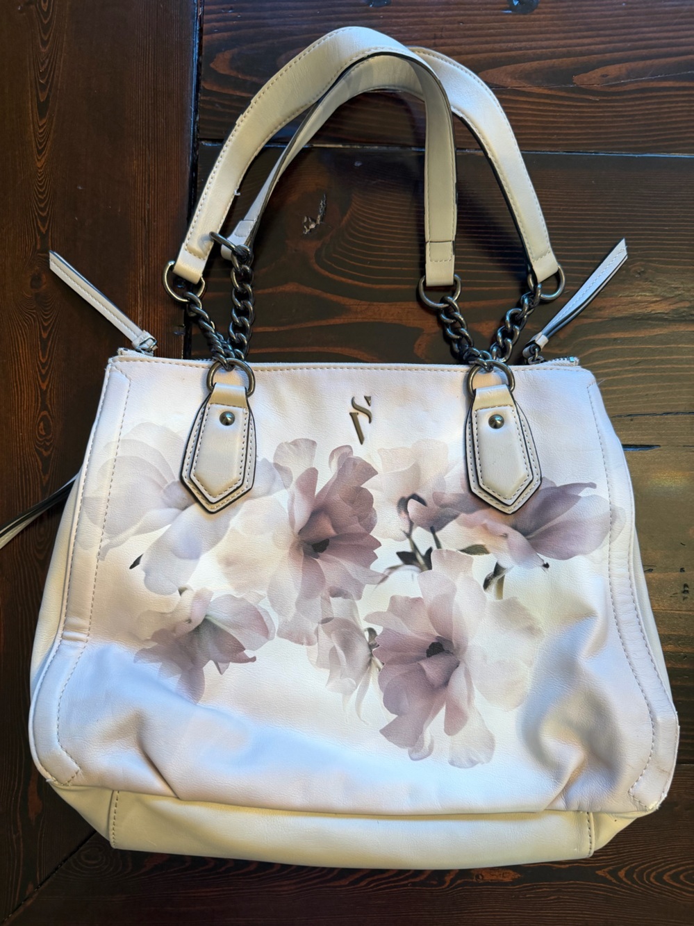 Simply Vera Vera Wang floral shoulder tote bag